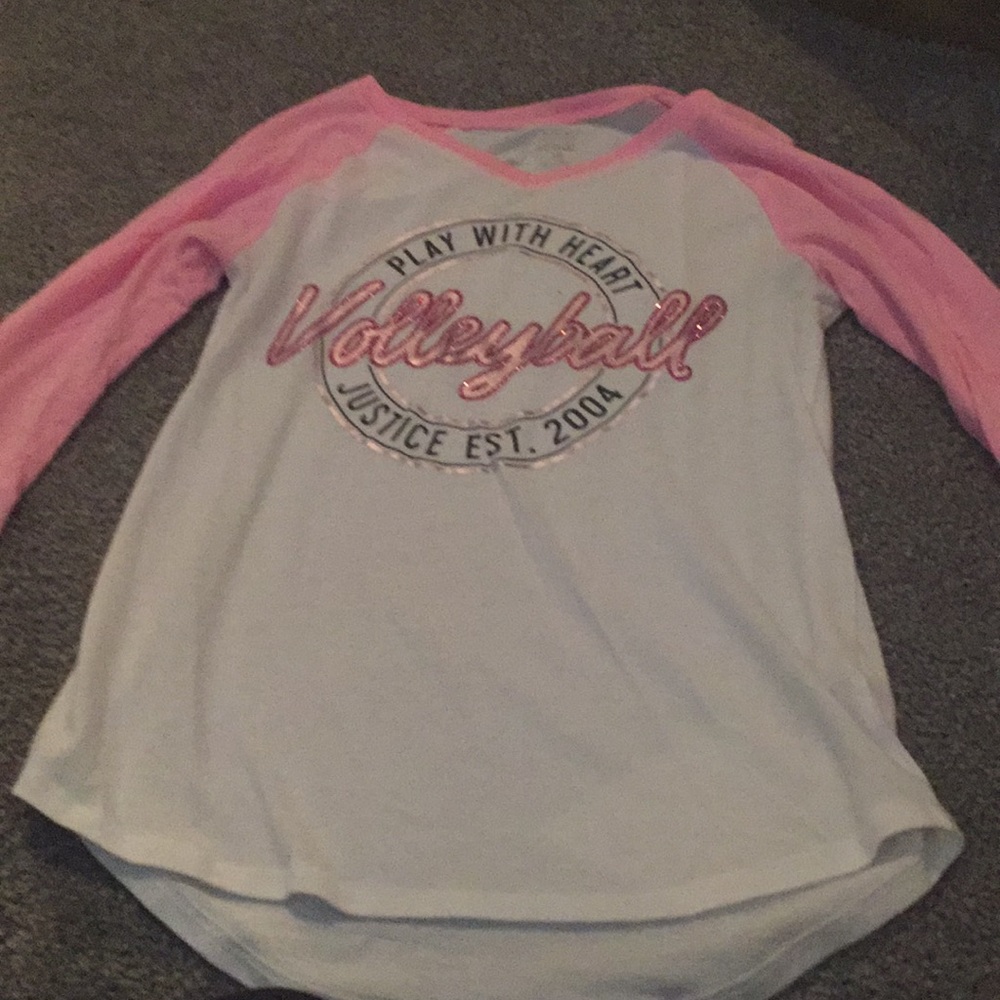 Justice active size 10 volleyball longsleeve